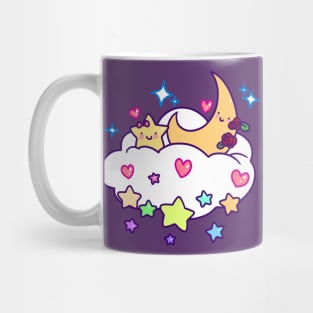 Cute Pretty Star and Moon Mug